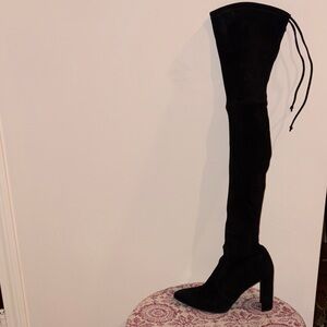 Black Over-the-Knee Stuart Weitzman Boots